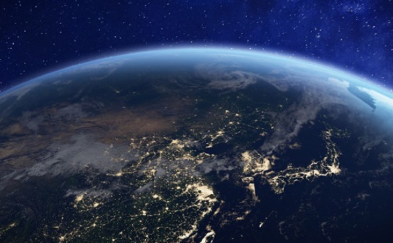 Globe Asia Map World Stock 500X500